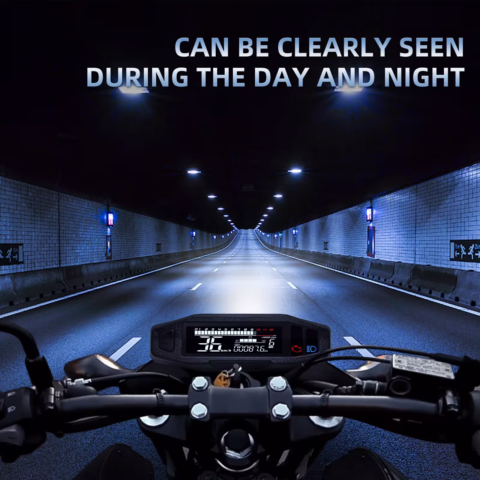motorcycle speedometer LED