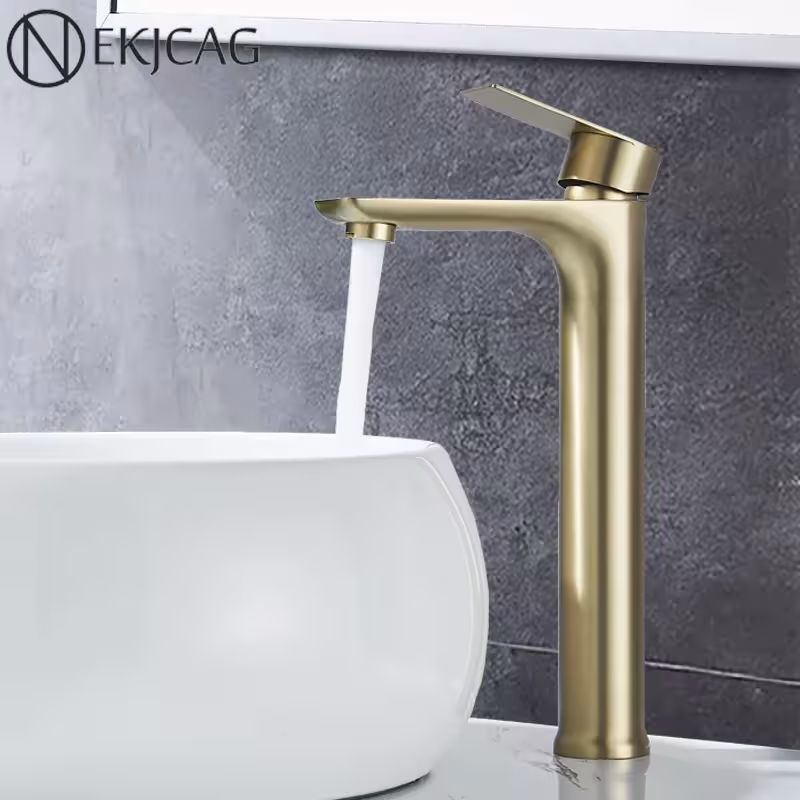 Bathroom Sink Faucet 304 Stainless Steel Hot Cold Water
