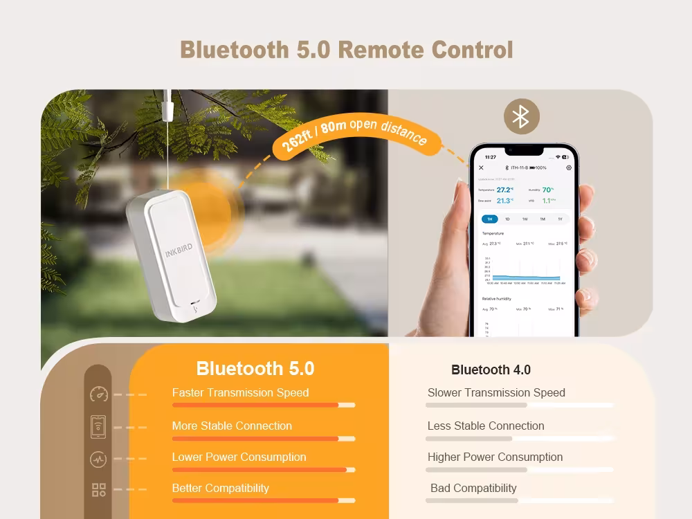 Bluetooth thermometer