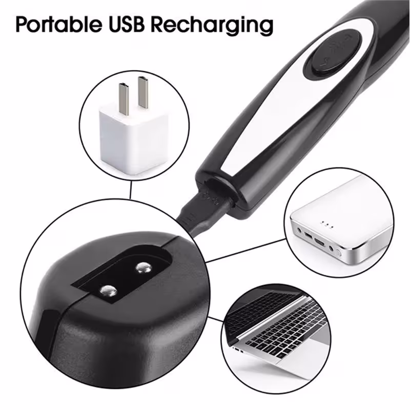 gyvūnų plaukų kirpiklis USB