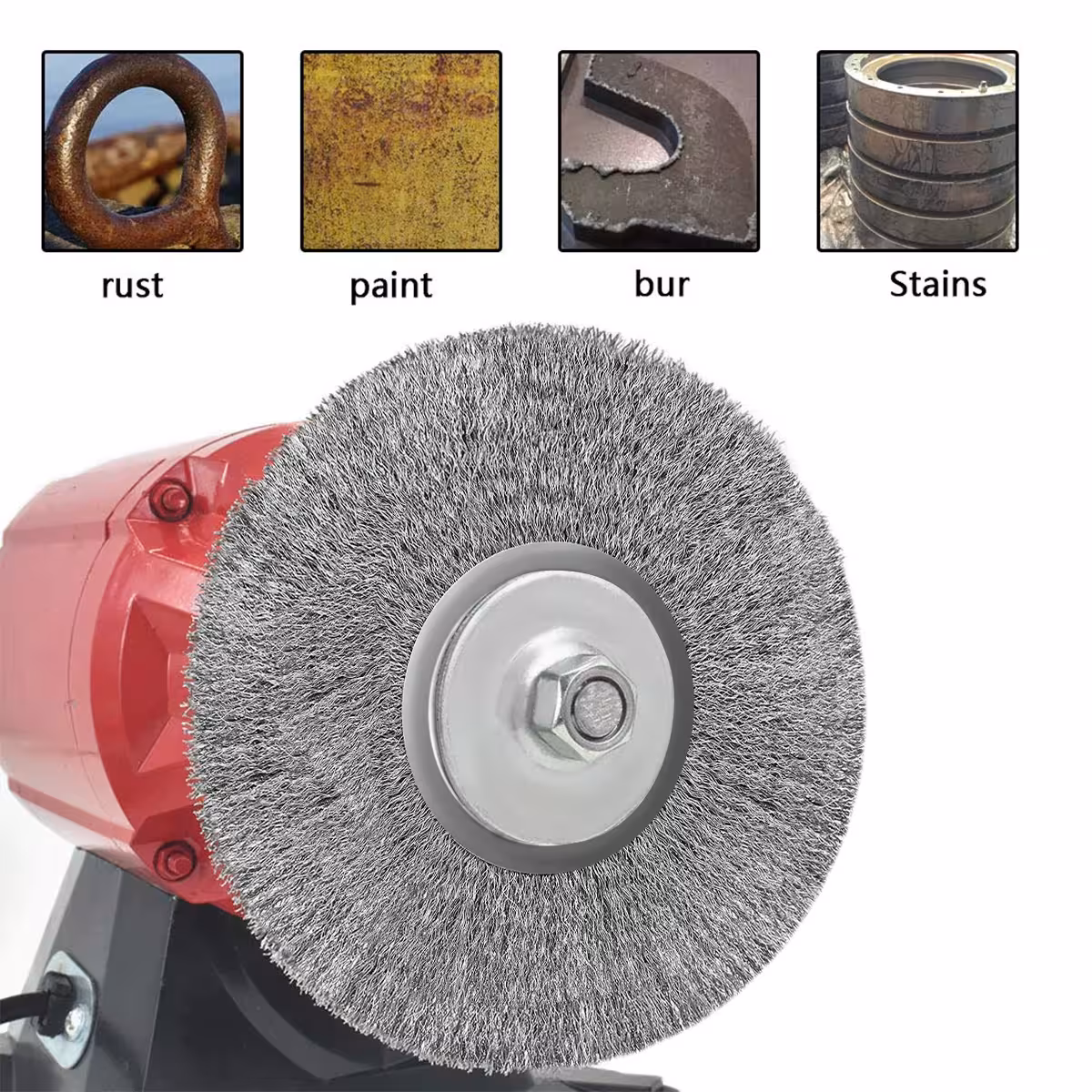 brosse métallique en acier