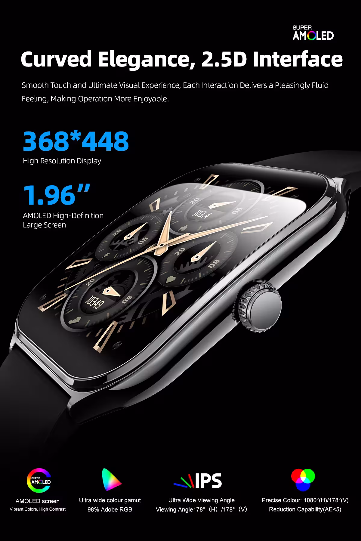 smartwatch AMOLED
