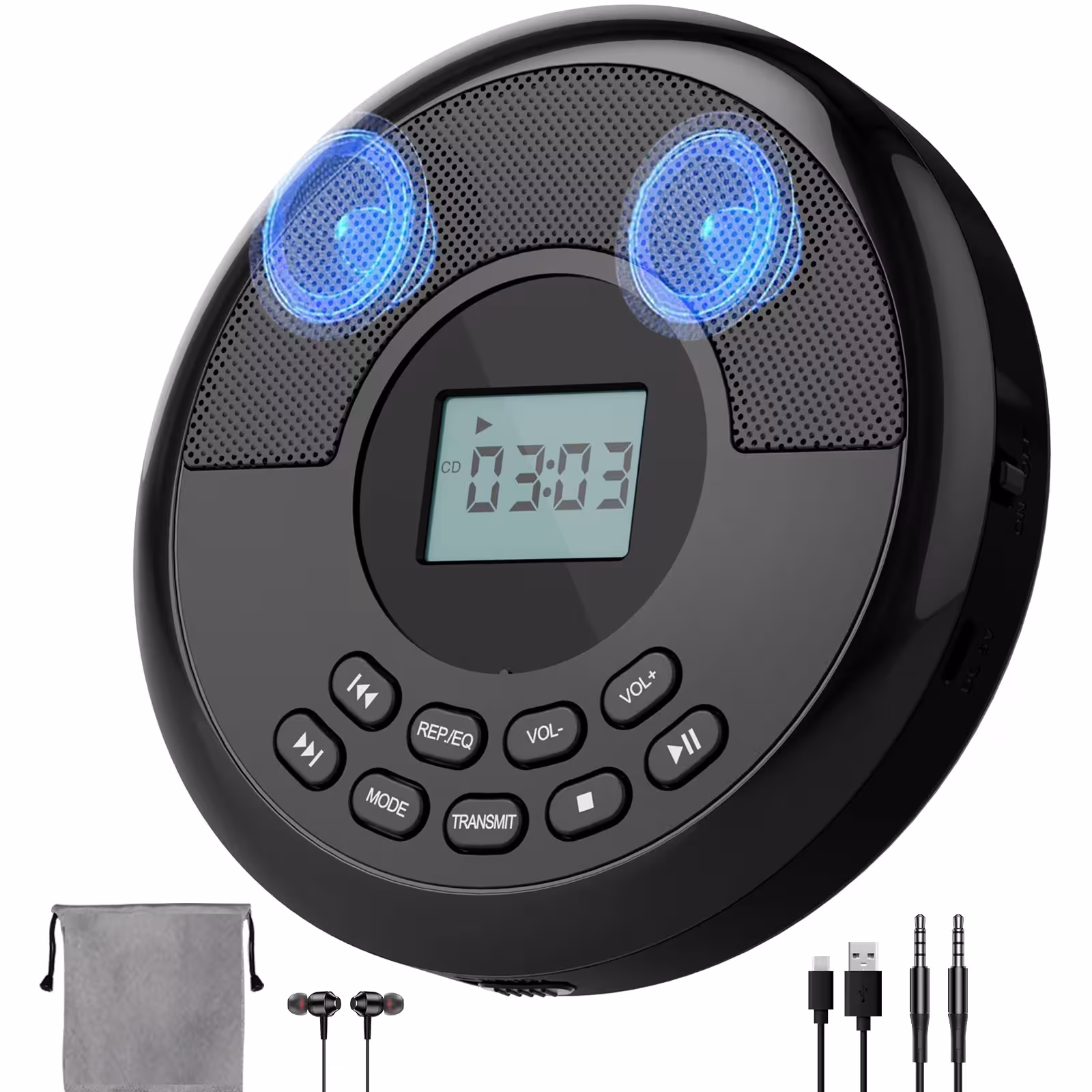 Lettore CD portatile con Bluetooth