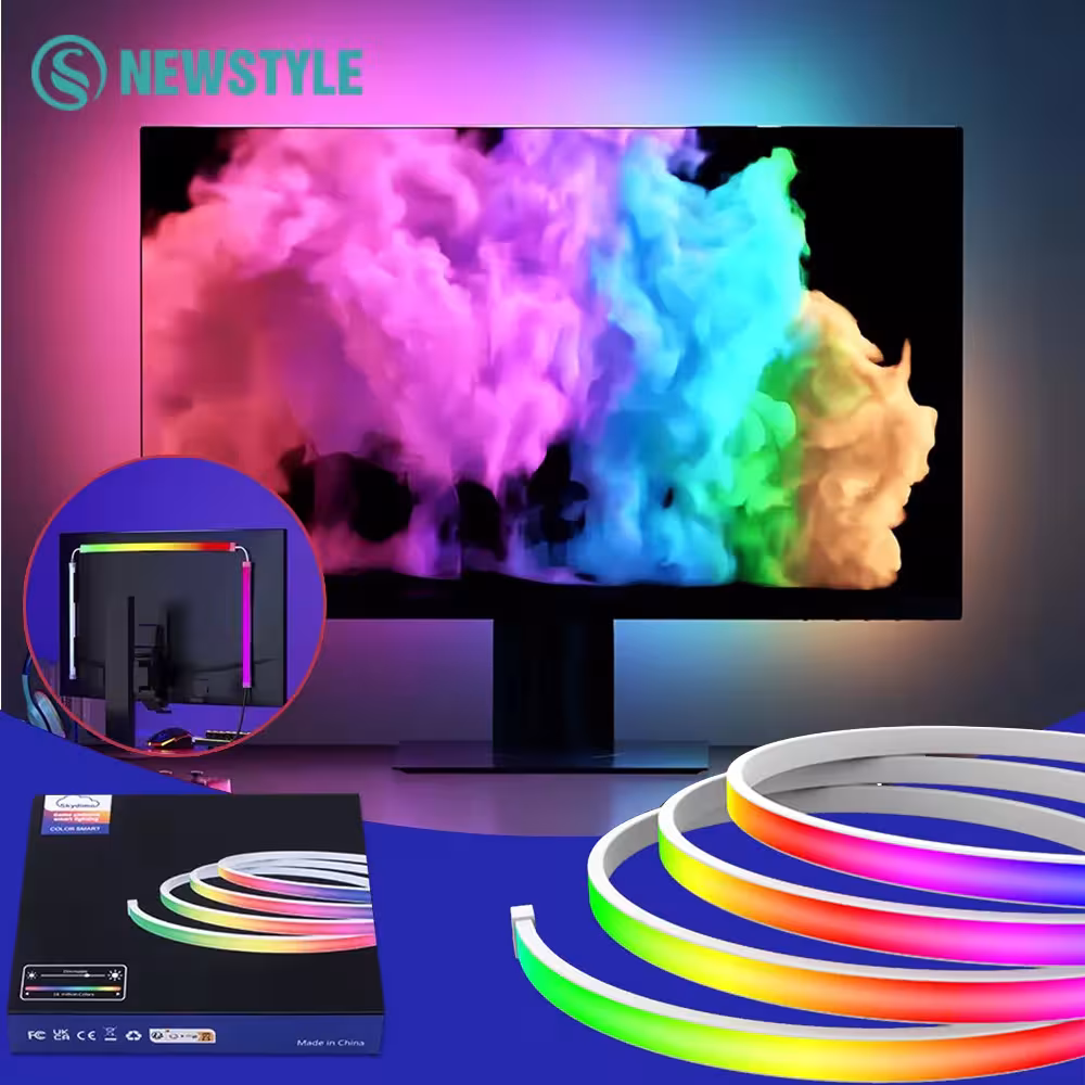 Tira LED para juegos con sincronización de pantalla para PC RGB 5050