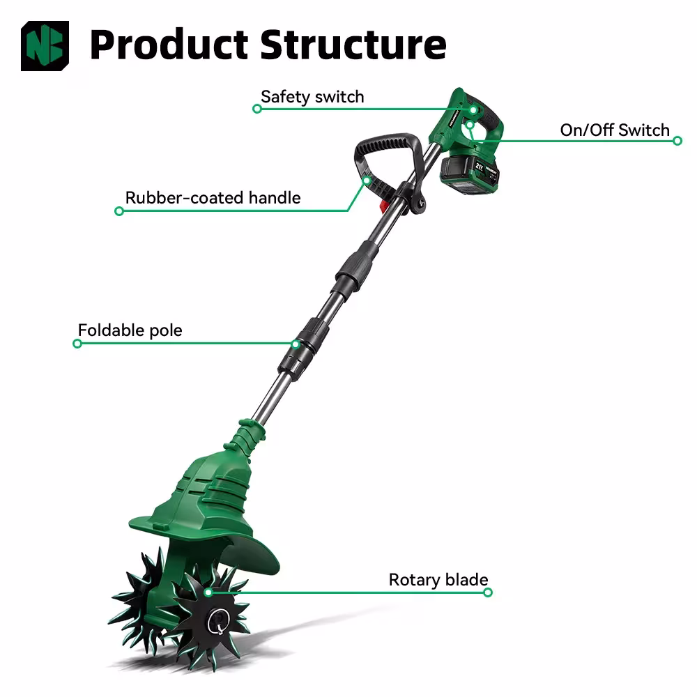cultivateur électrique 21V
