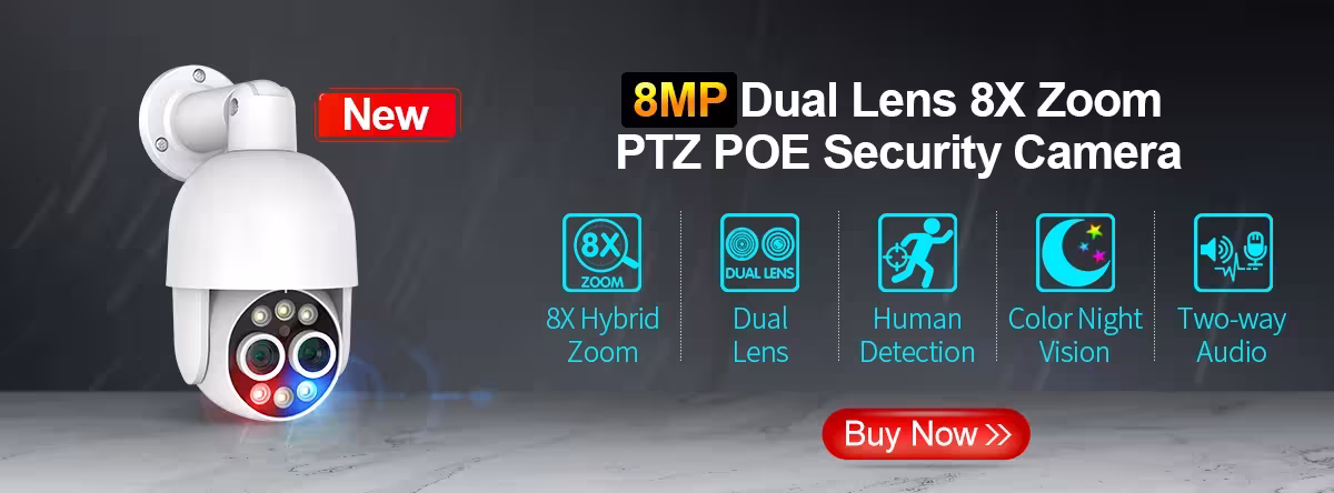 4K POE kamera 8MP