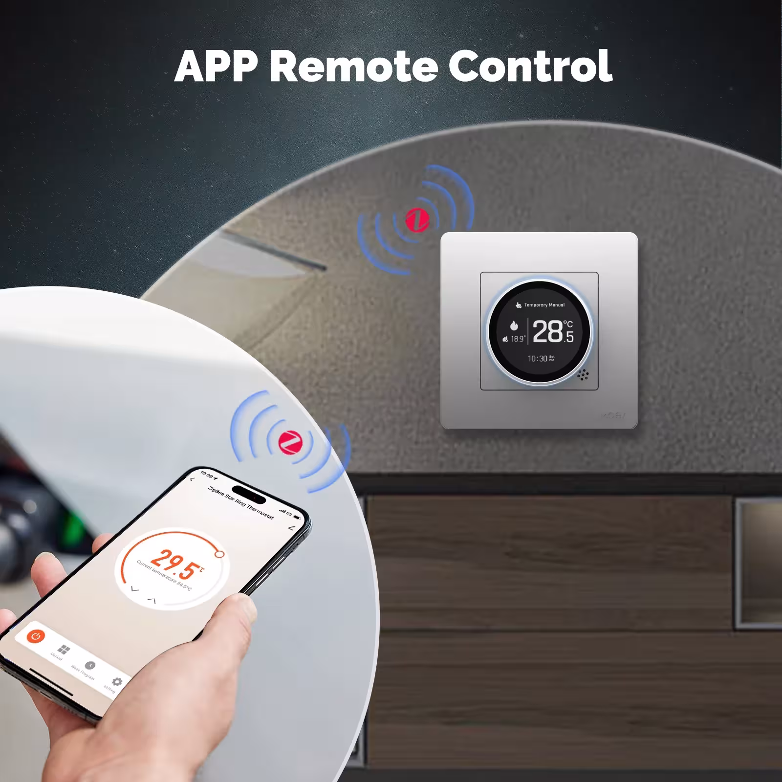 thermostat intelligent ZigBee