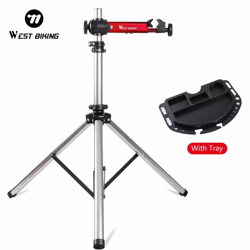 WEST BIKING Professional bike repair stand for MTB road bikes adjustable foldable