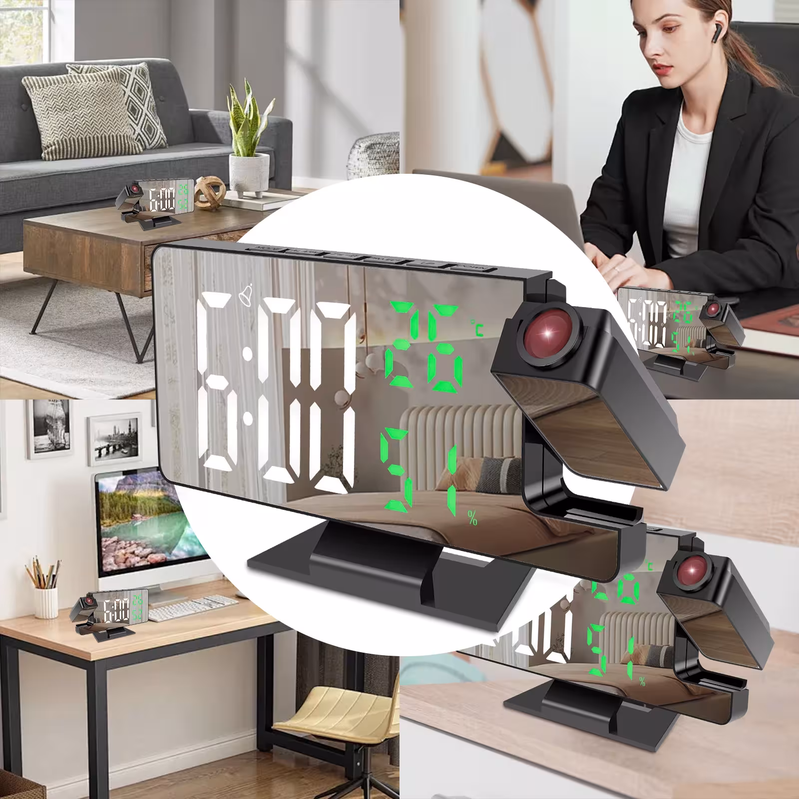 alarme de conception avec projection