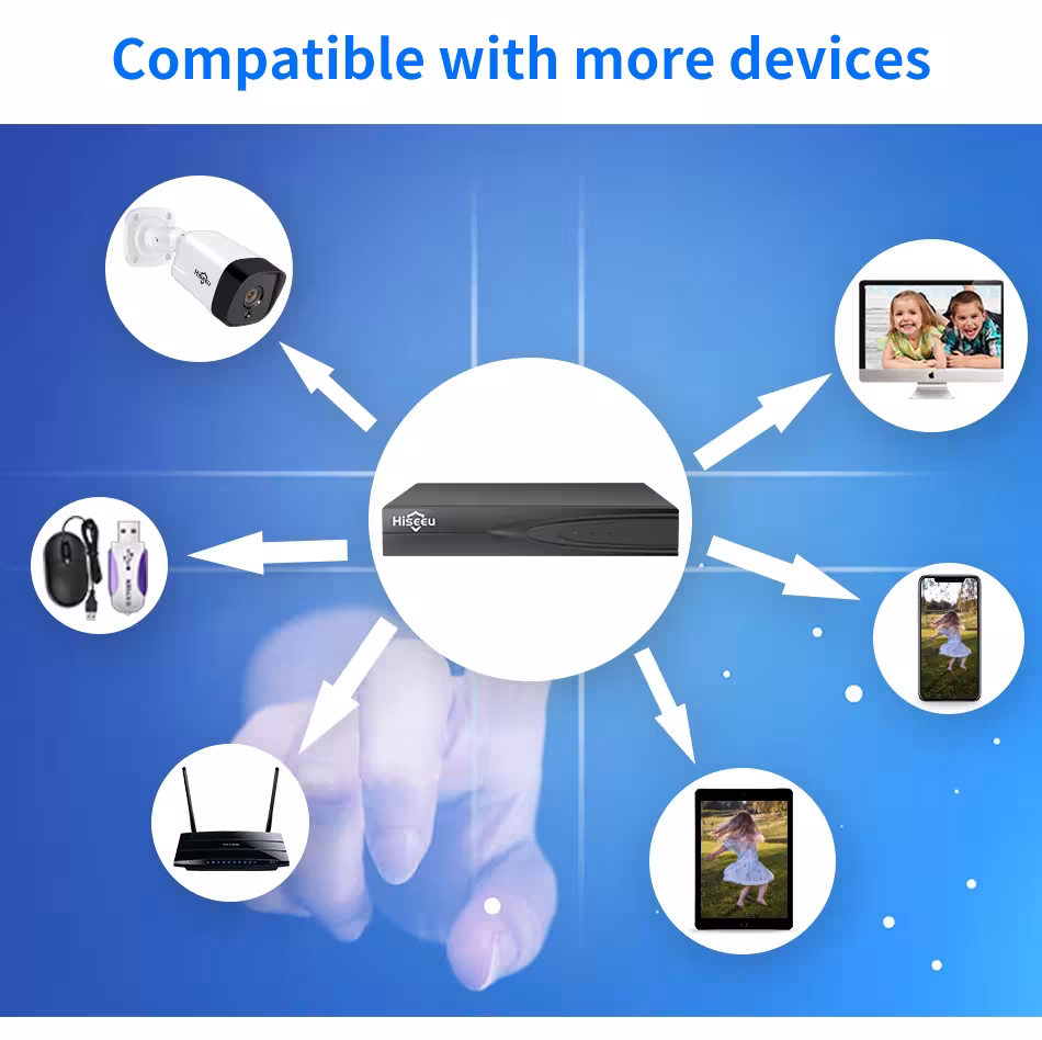 IP CCTV saugos kamera NVR