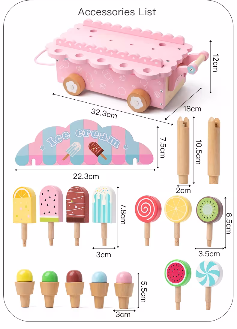 cucina del gelato del giocattolo