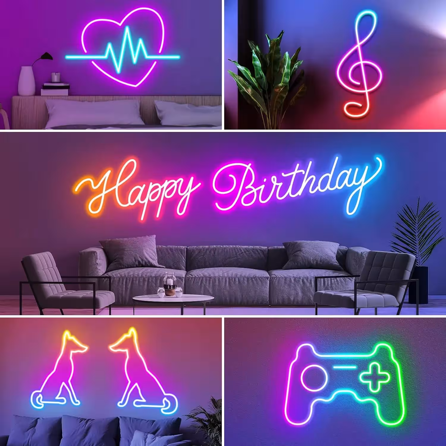 RGB LED strip lighting