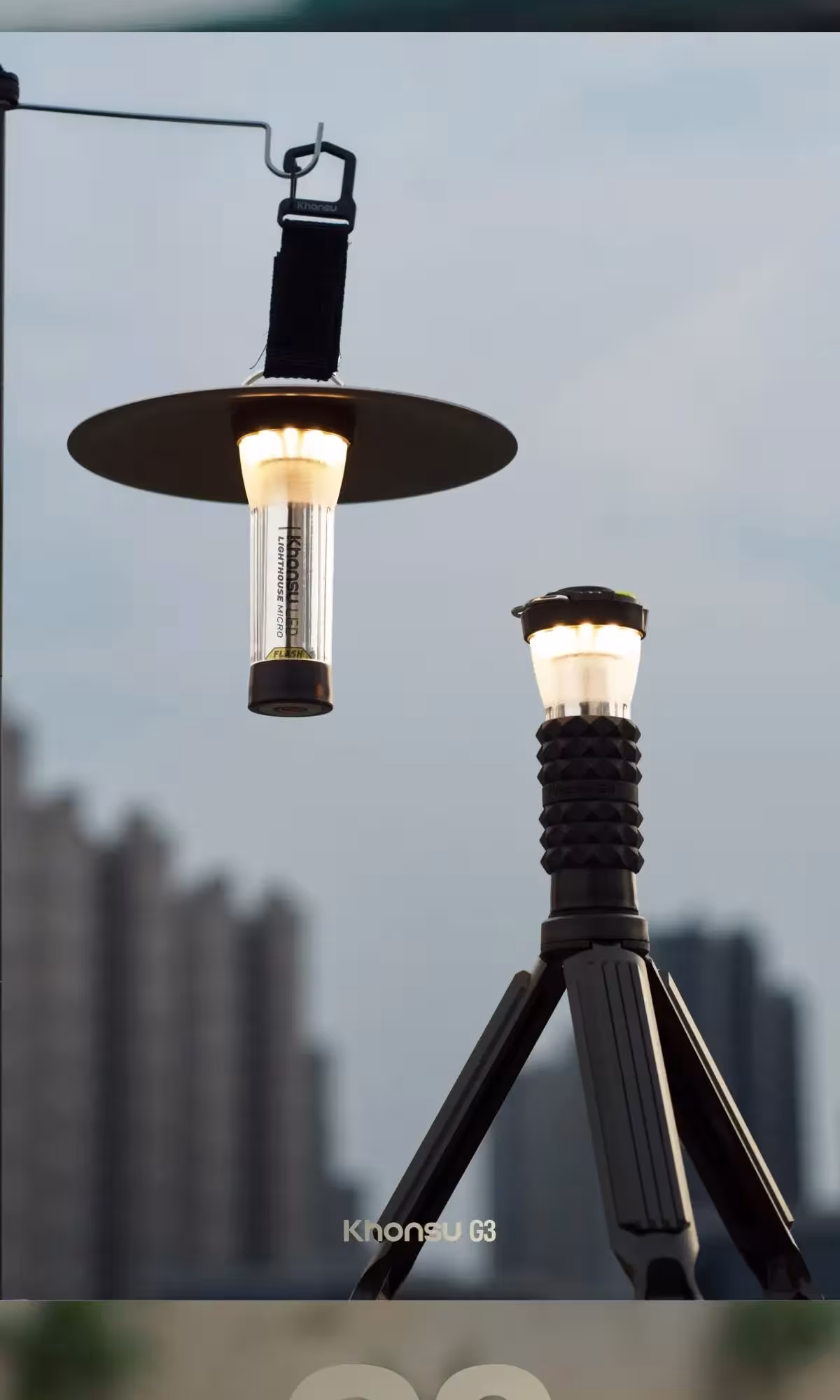 Linterna LED de pie recargable GZ de 3000mAh