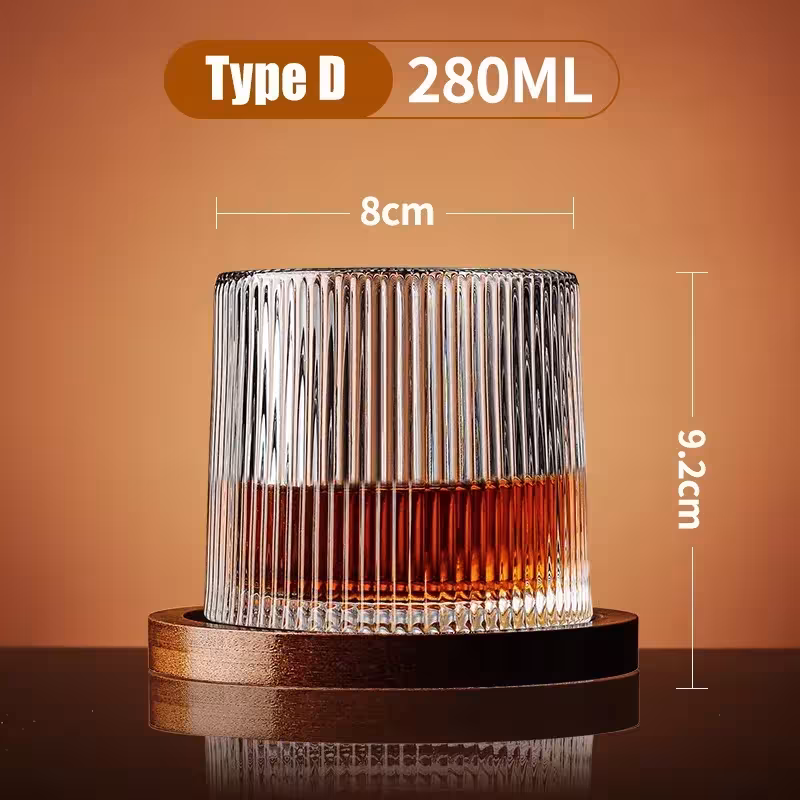 verre de cristal de whisky