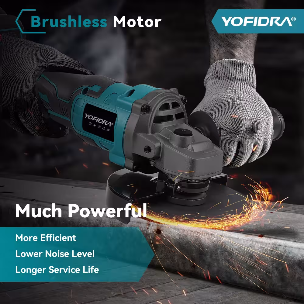 cordless angle grinder 125mm