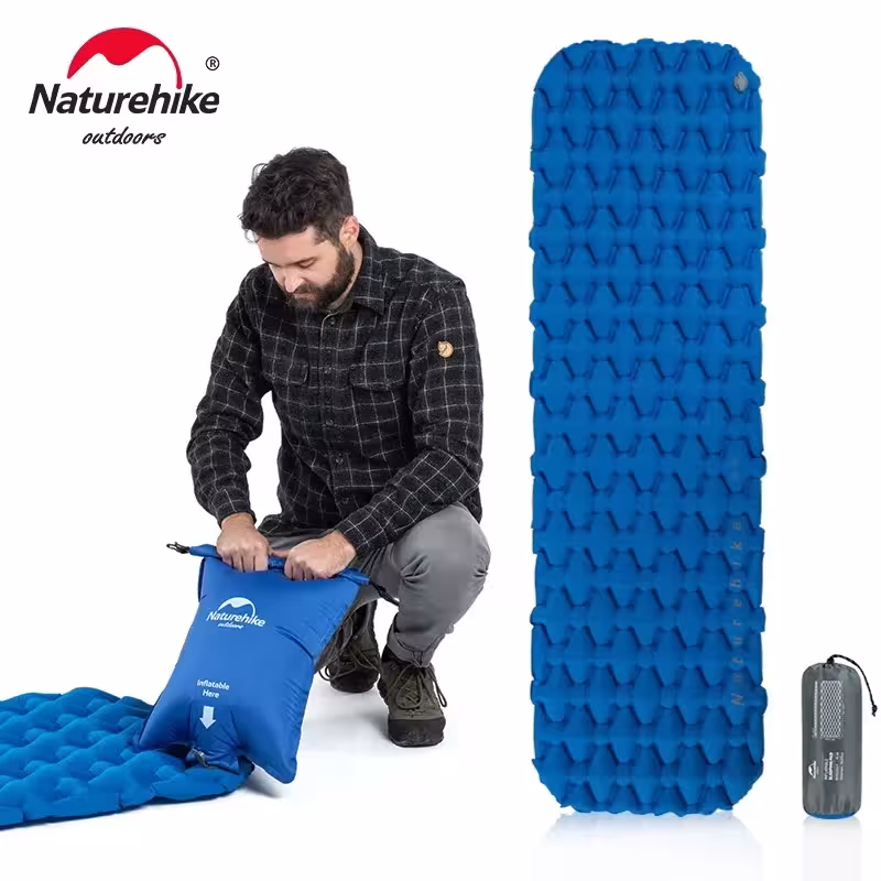 Naturehike Inflatable Mattress ultrašviesi išskleidžiama miegamoji pagalvė kempingui