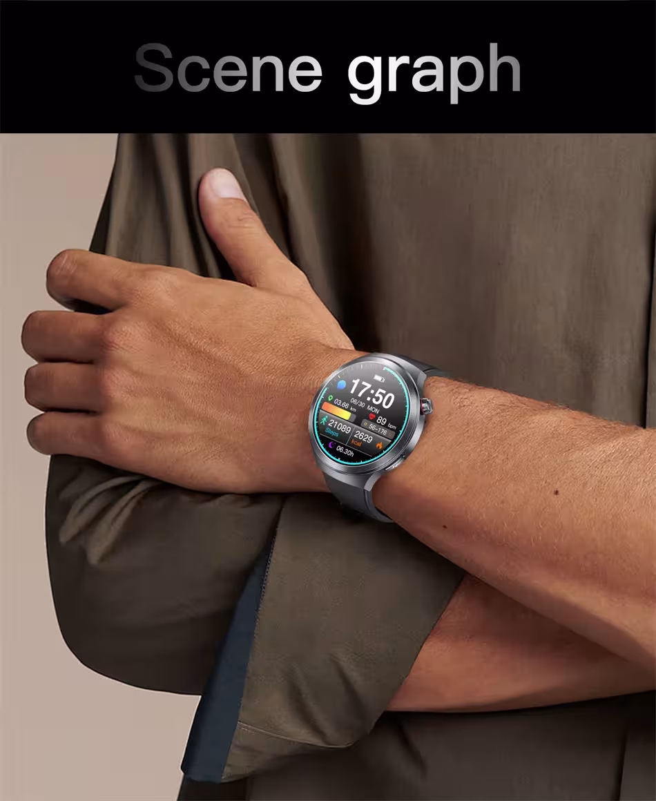 Montre intelligente avec verre saphir