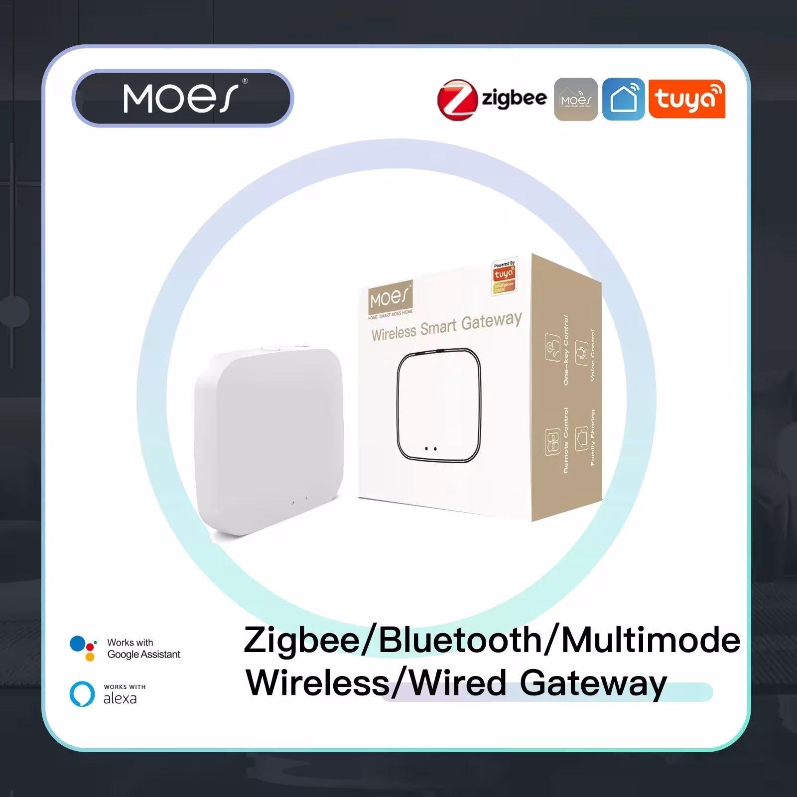 MOES Tuya ZigBee BLE išmanusis šilumos siurblis gyvenimo tiltas