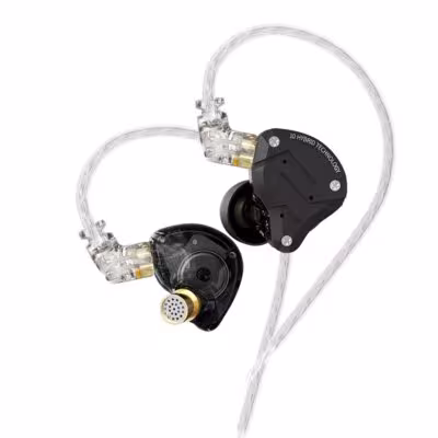 KZ ZS10 PRO In-Ear-Kopfhörer 4BA+1DD Hybrid HIFI Metall Sport Geräuschunterdrückung