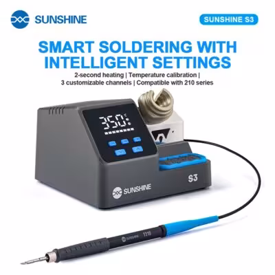 SUNSHINE S3 60W išmanioji litavimo stotelė