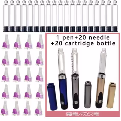 Magic Pen Tattoo Marker 3ml bouteille vide cartouche esthétique vintage