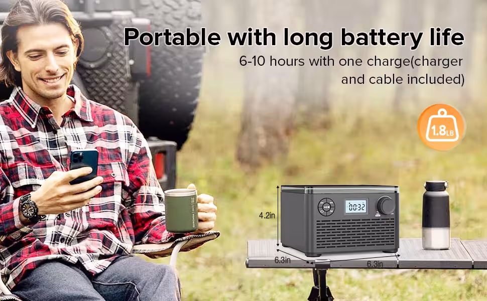tragbarer CD-Player mit Lautsprechern