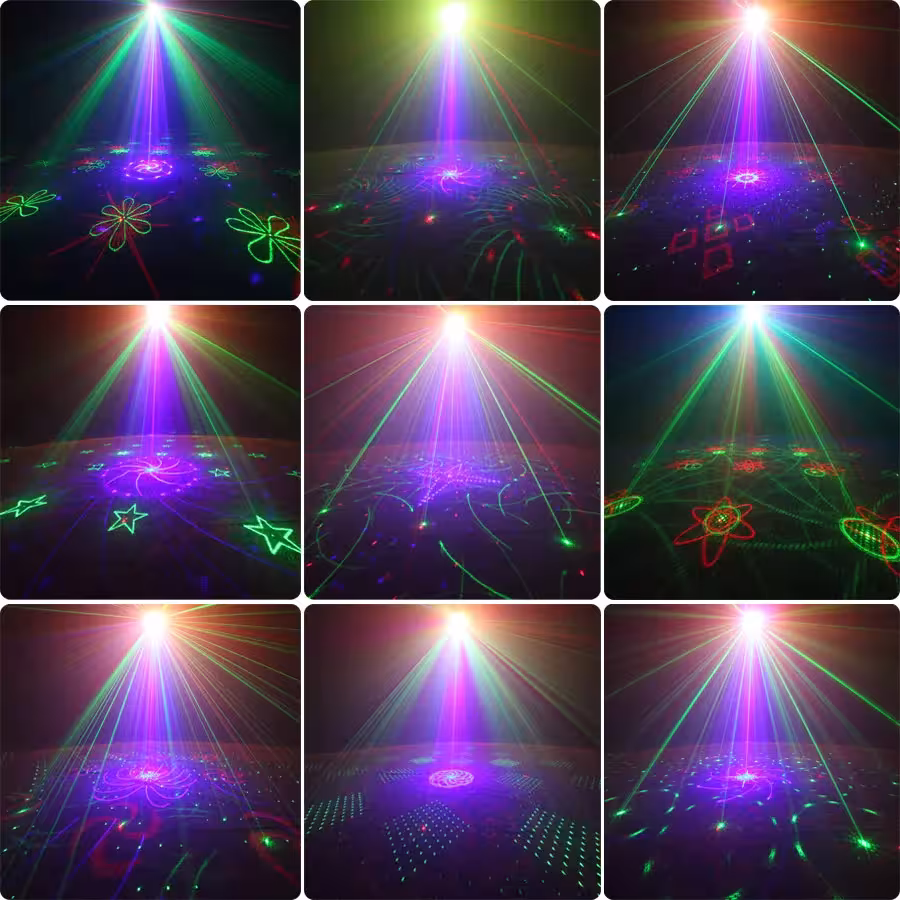laser disco light projector