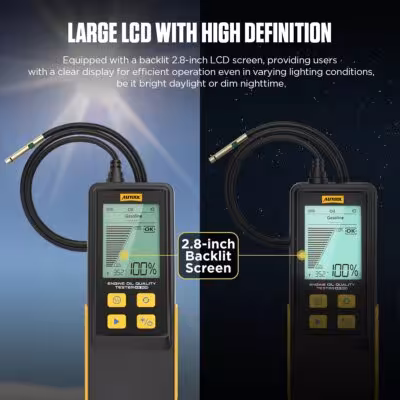 Prueba de aceite de motor AUTOOL AS503 para motores diesel de pantalla digital