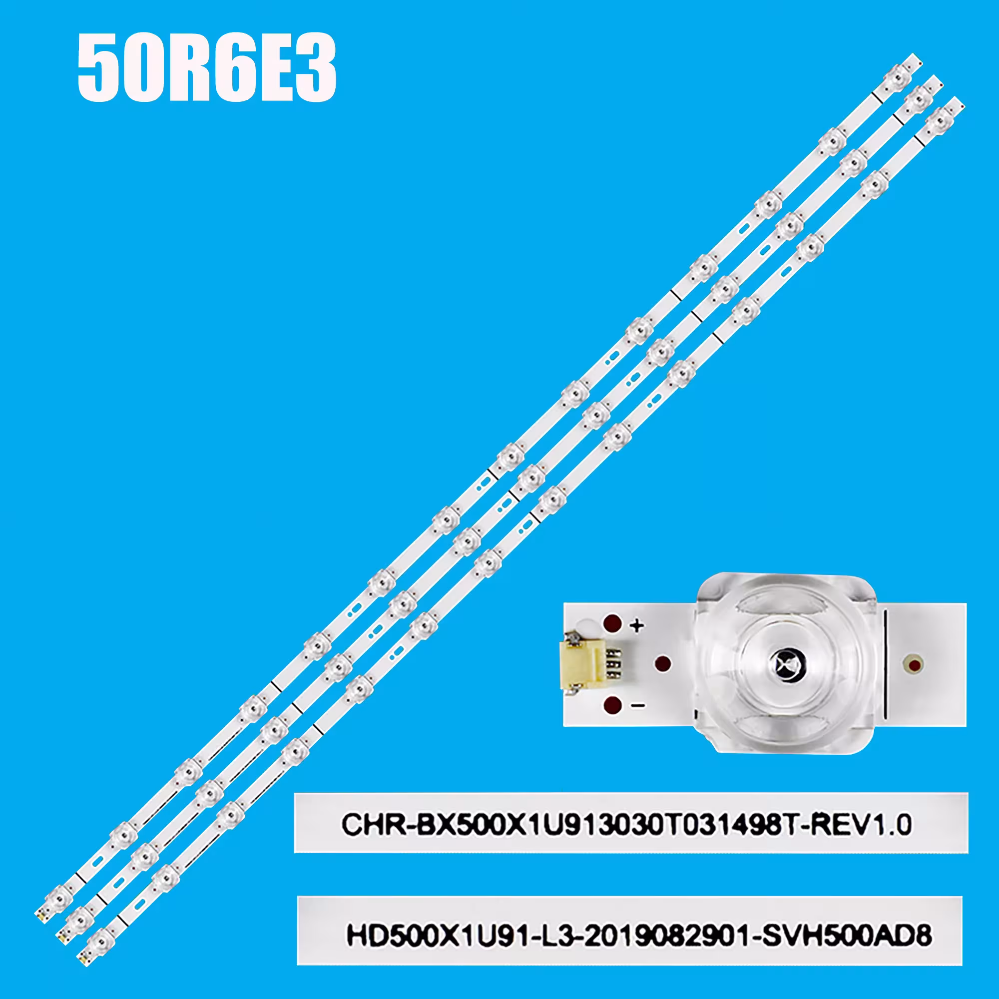 Banda LED 50R6080G 50A7100F 50R6090G 915mm 14 diodos