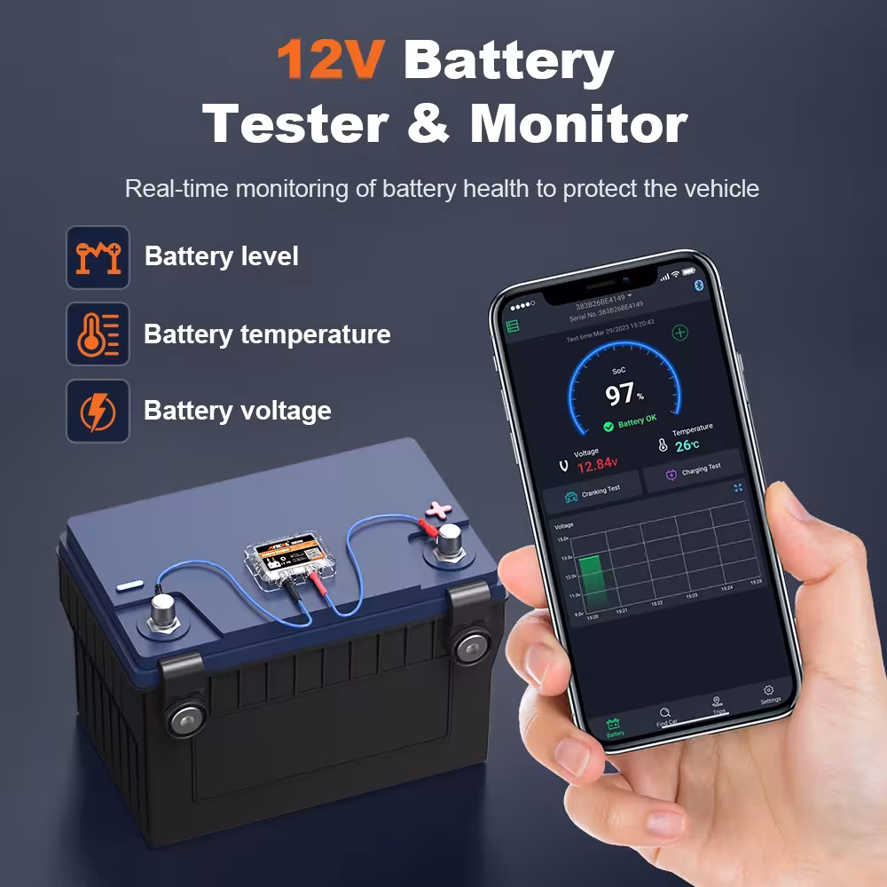 monitor batteria 12V