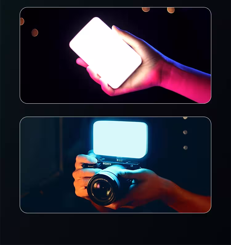 LED vaizdo šviesa reguliuojama