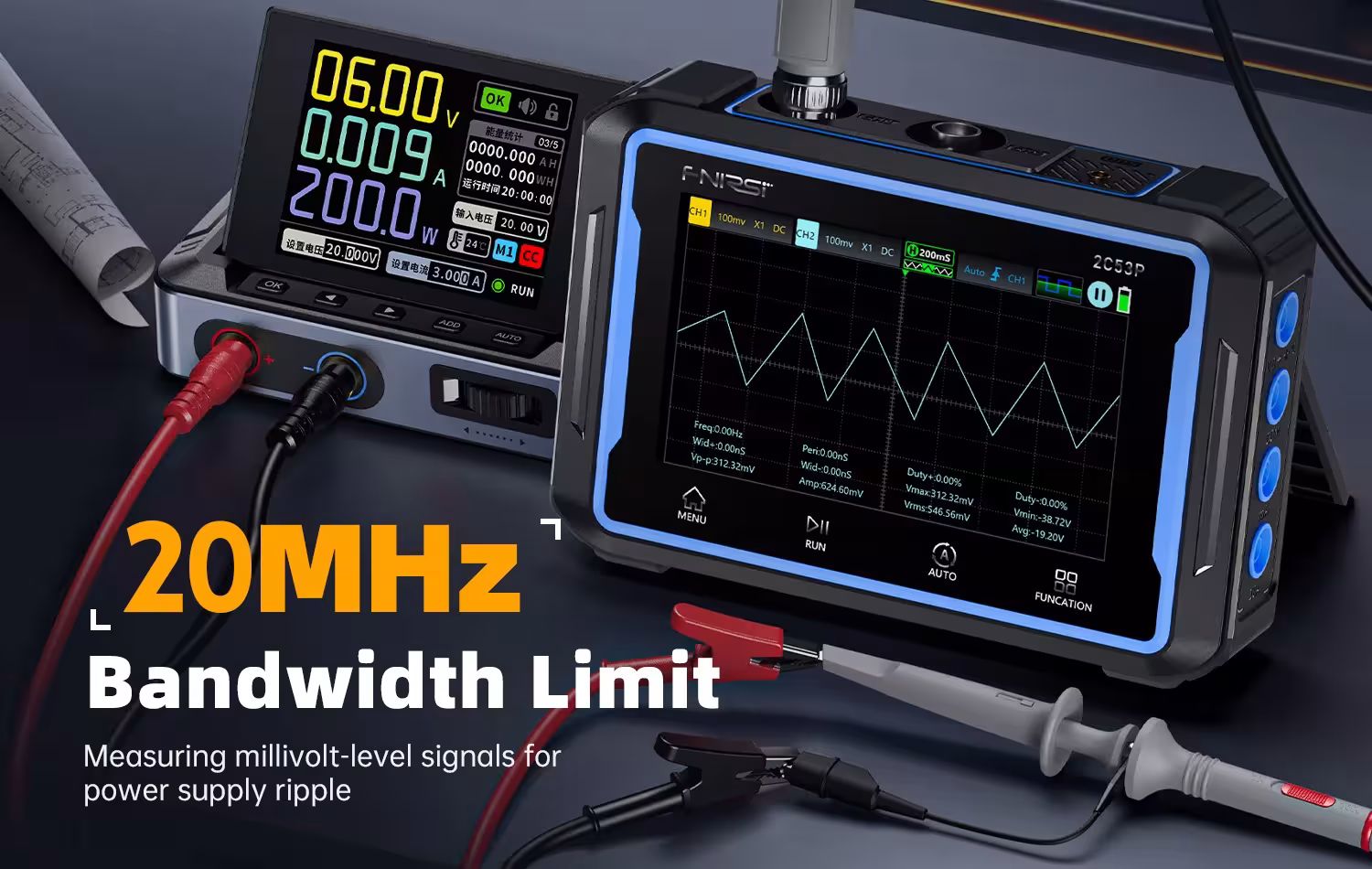 portable oscilloscope multimeter