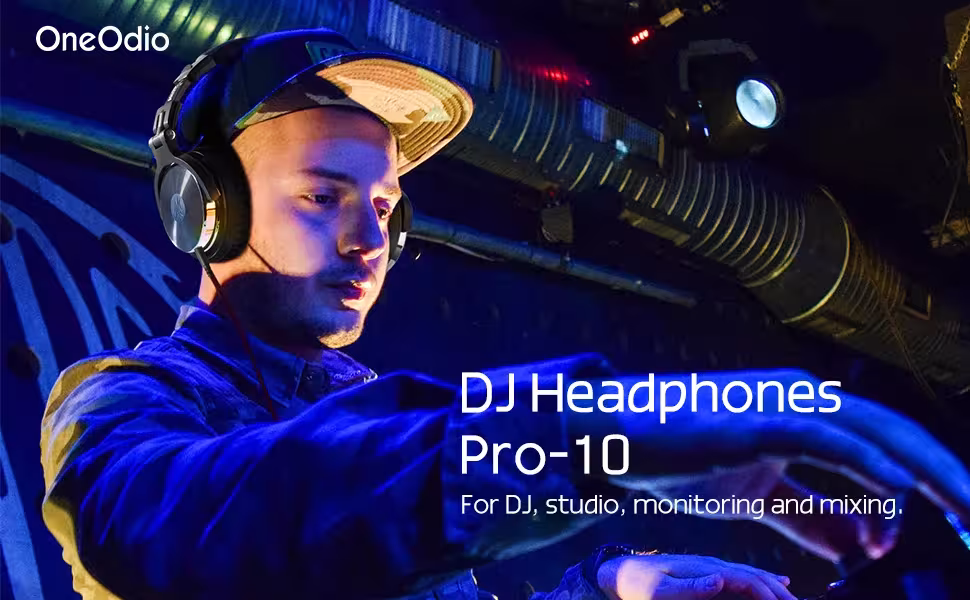 studijinės ausinės DJ