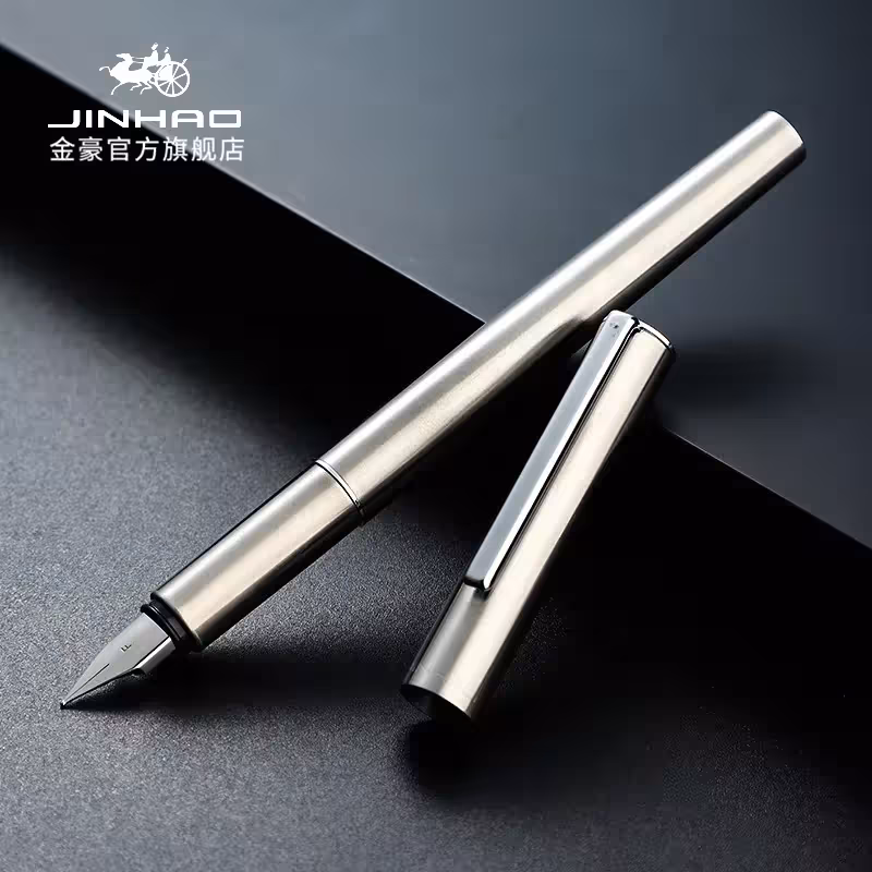 Jinhao 35 plunksna visiškai metalinė prabangi kokybė EF F smailė kaligrafija rašymas