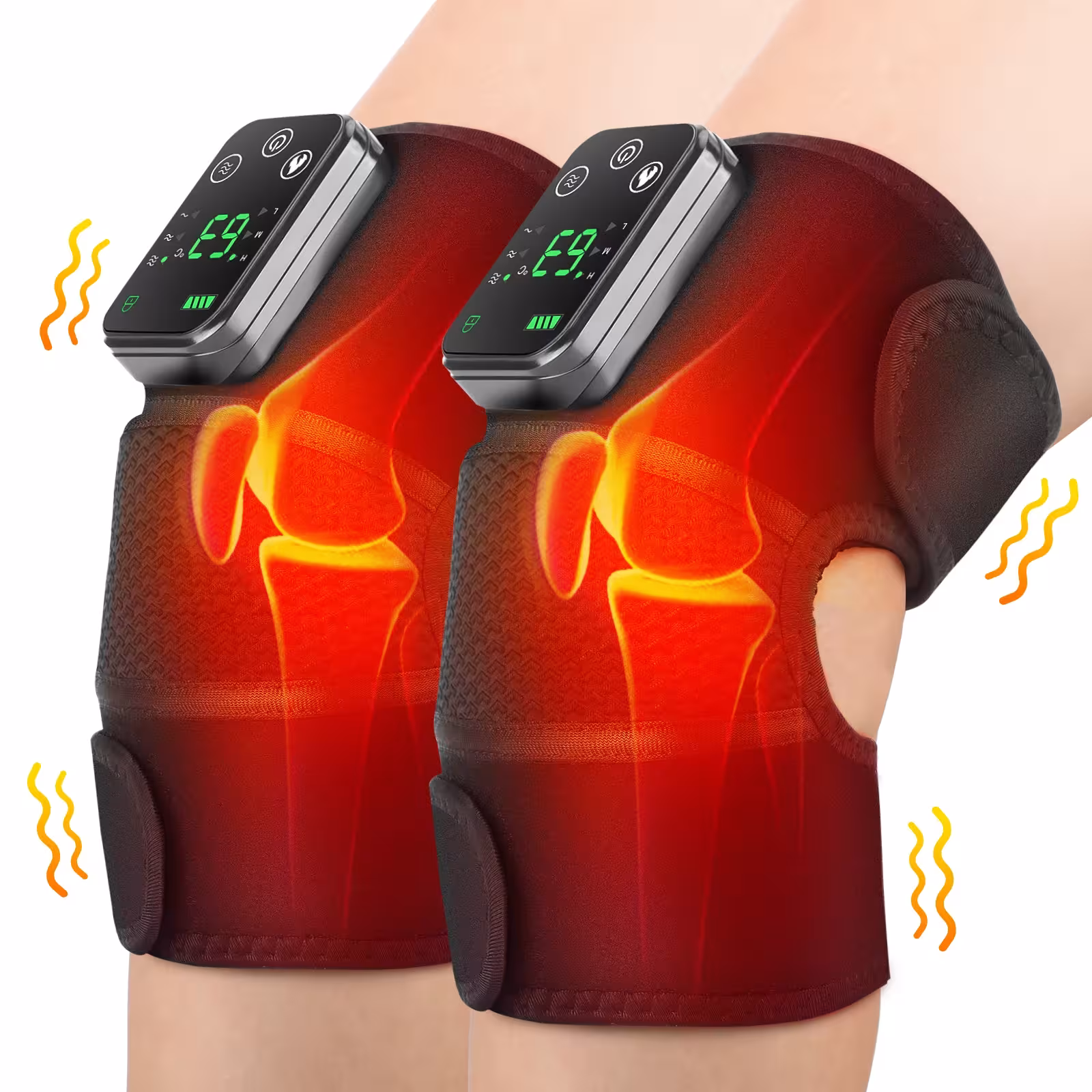 heated knee massage pad