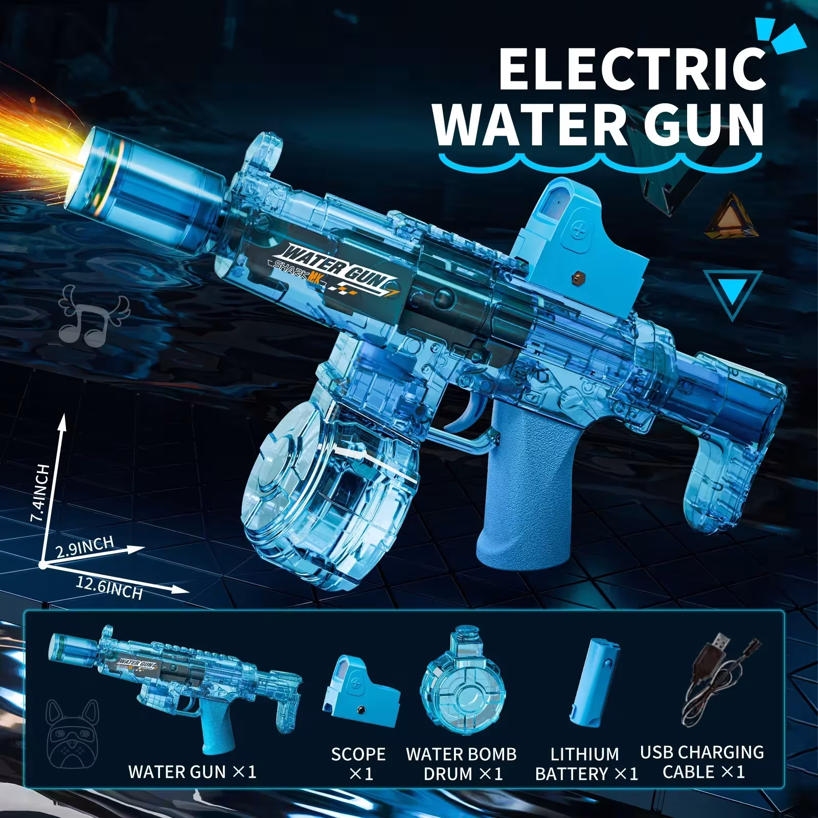 pistolet à eau électrique