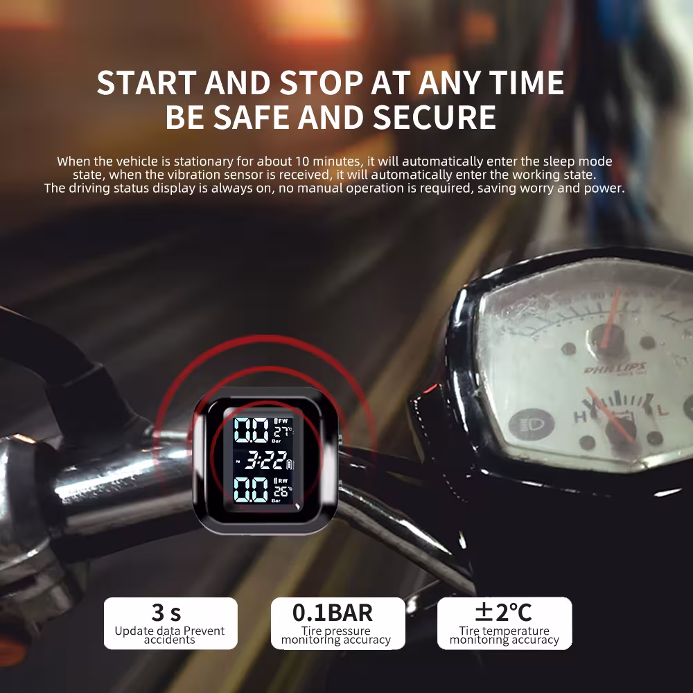 sensori di pressione pneumatici per moto