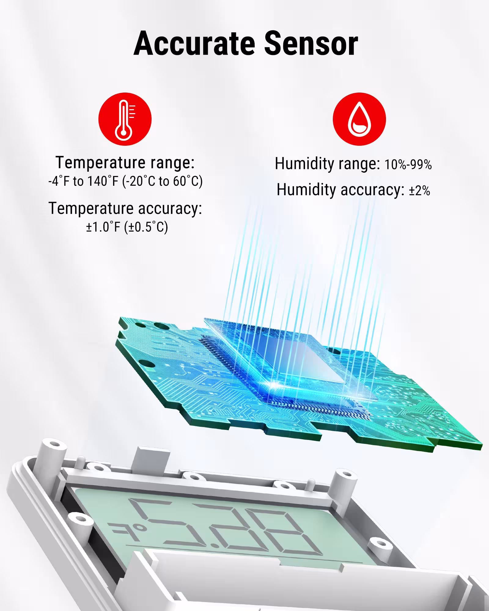 drahtloses thermometer feuchtigkeitsmessgerät