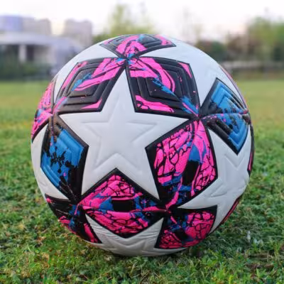 Profesionalus futbolo kamuolys 5 ir 4 dydžio PU medžiaga treniruotėms