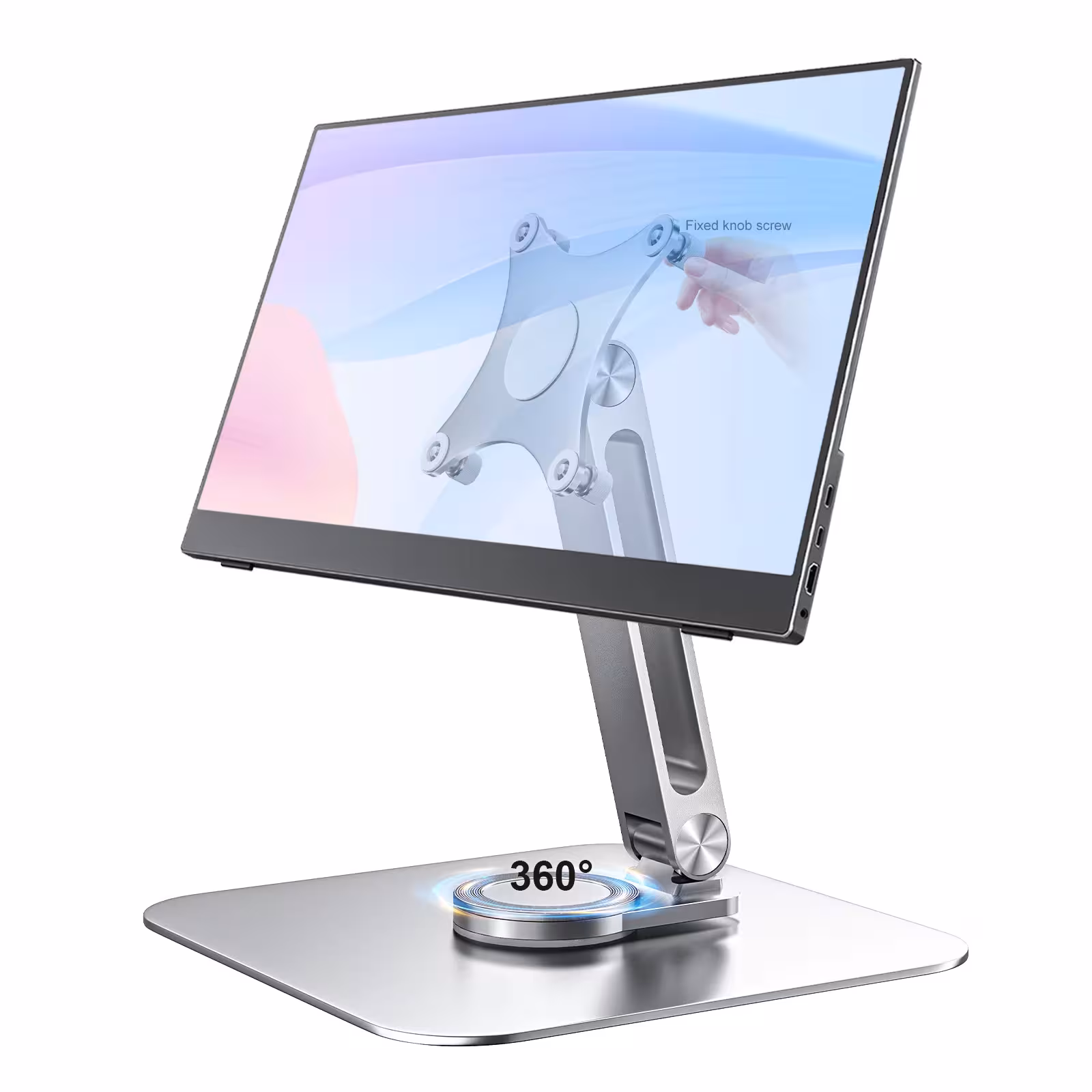 soporte de aluminio para monitor