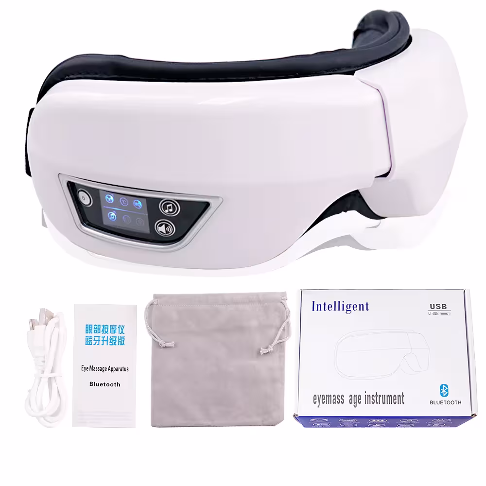 Masaje de ojo inteligente 6D con presión de aire música Bluetooth y sueño