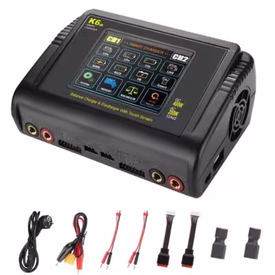 HTRC T240 / L6X2 / C150 cargador doble de batería RC 150W AC 240W DC