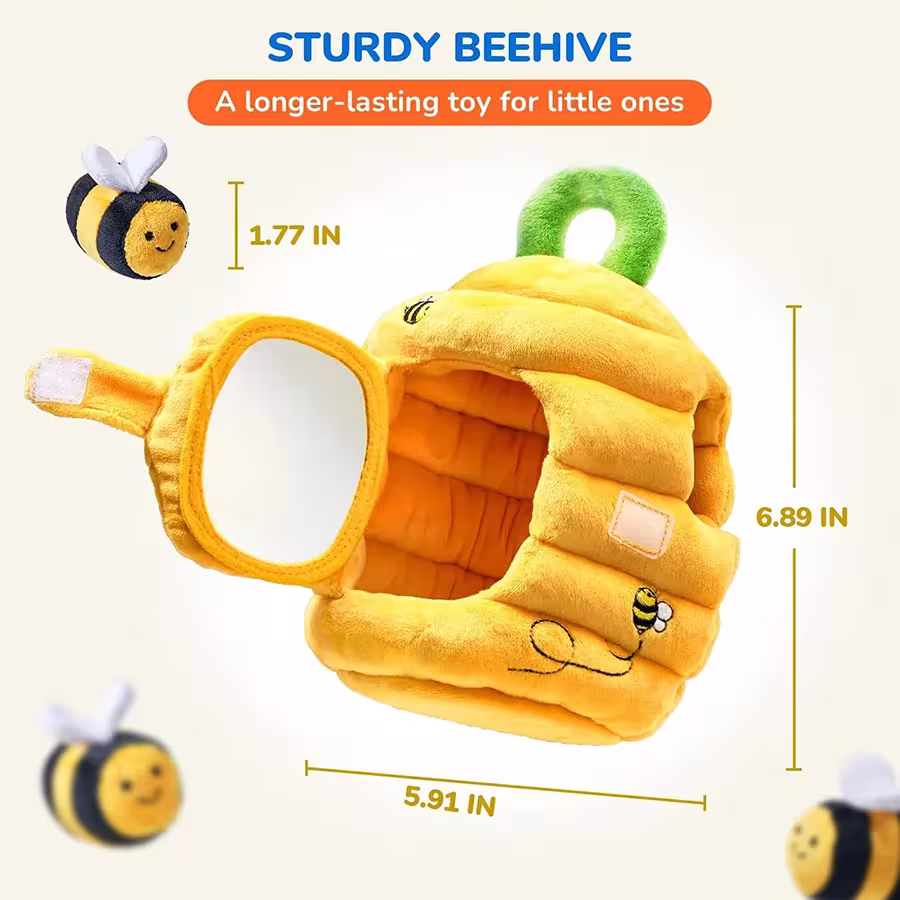 sensorinis žaislas bitė kūdikiui