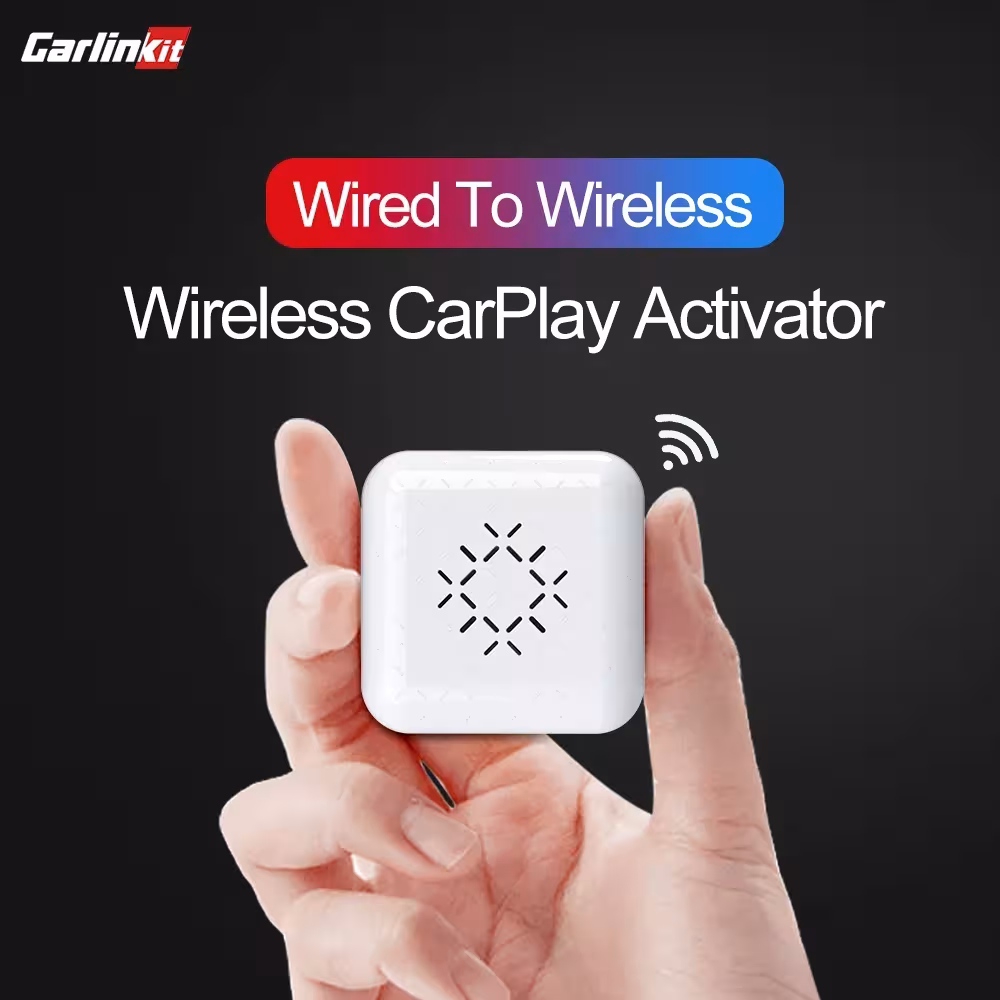 Carlinkit MINI CarPlay dėžutė Audi Mercedes Volvo Volkswagen bevielė Bluetooth įkrovimas