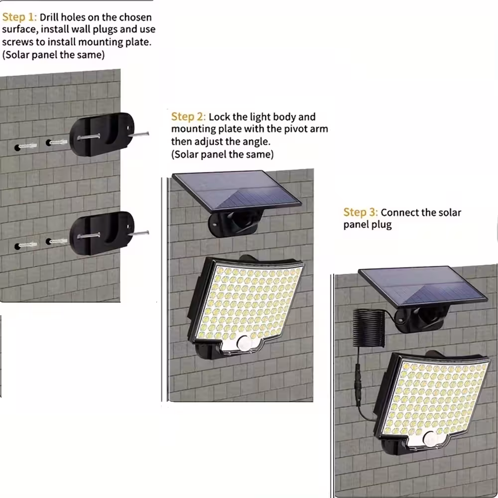 solar motion sensor light