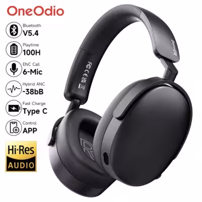Oneodio SuperEQ A200 ANC Bluetooth 5.4 pendientes con supresión de ruido activa