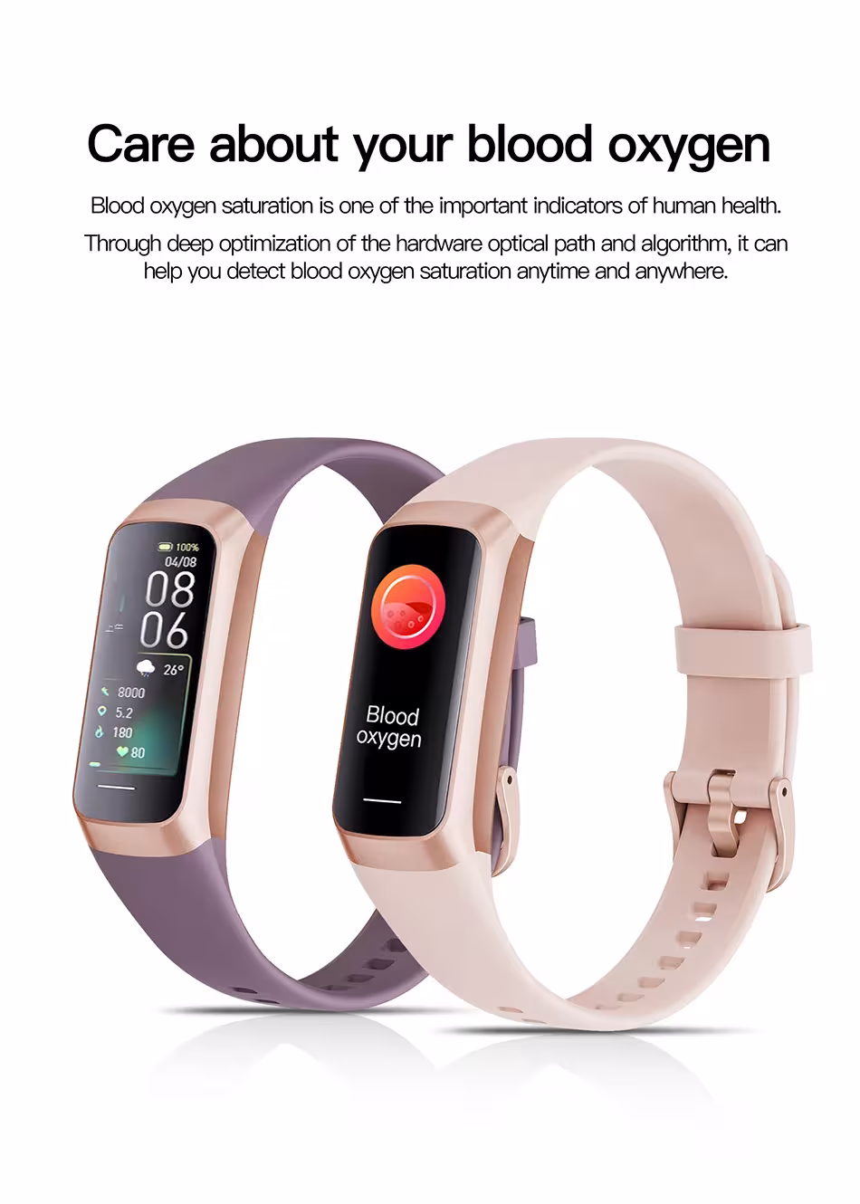 horloge intelligente avec fréquence cardiaque