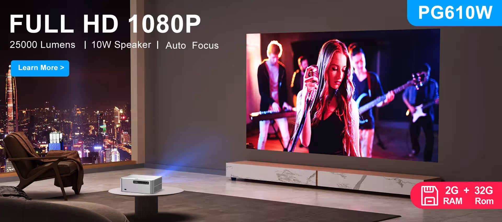 Full HD projektor WiFi