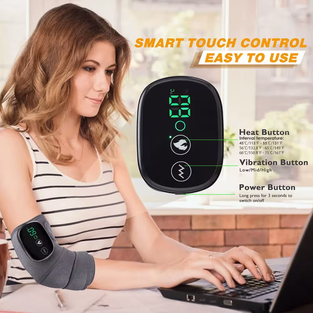 heated knee massage pad