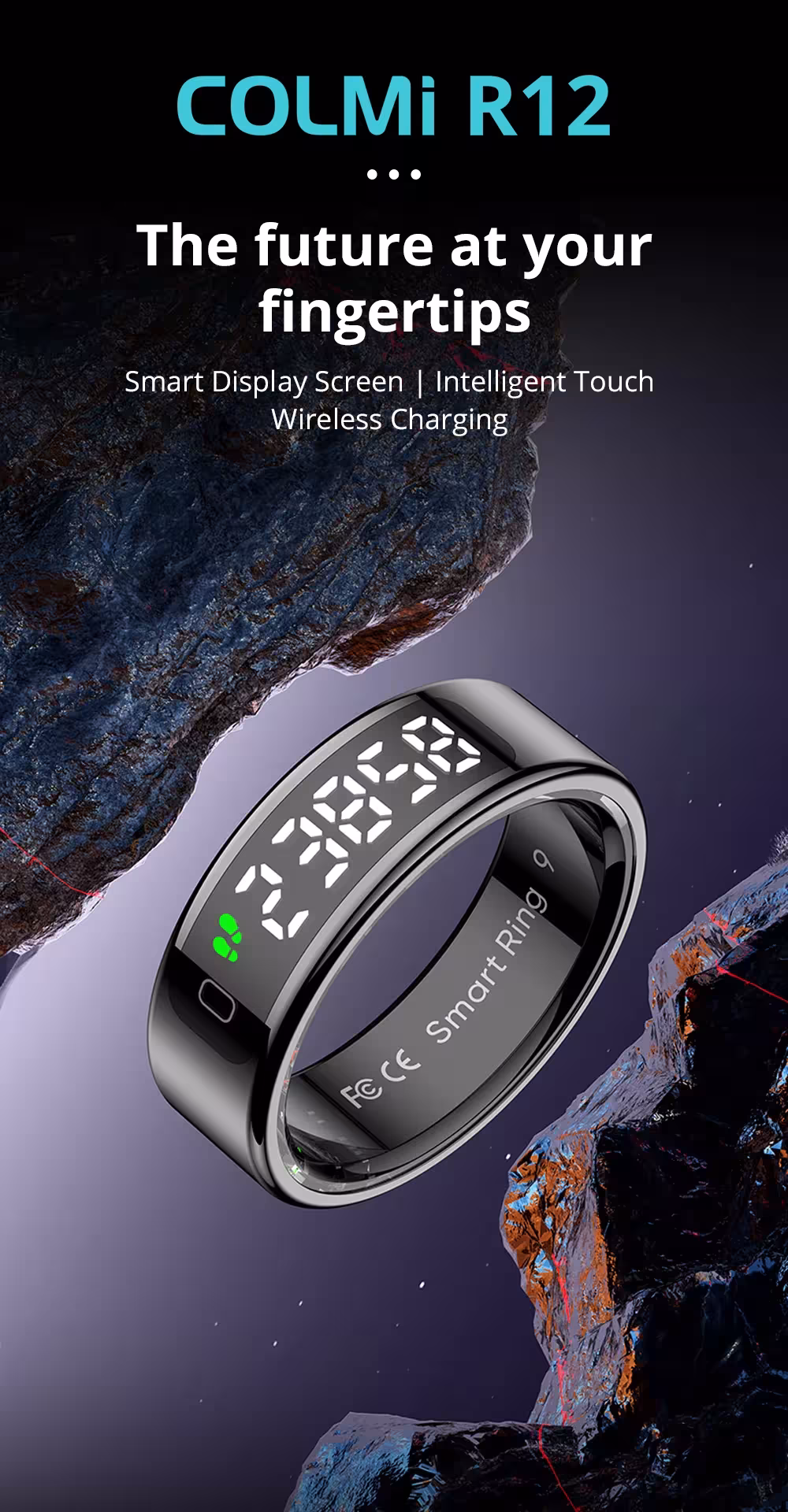 anillo inteligente con pantalla